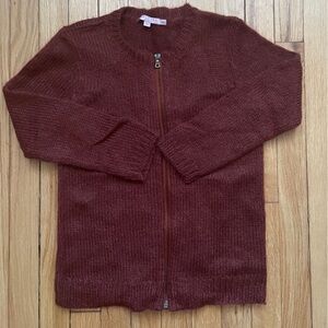 Calypso Women's Rust Orange Sweater